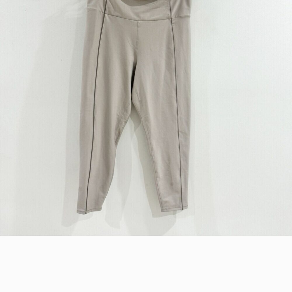Abercrombie & Fitch YPB Womens Beige High-Waisted Leggings Size XXL #394